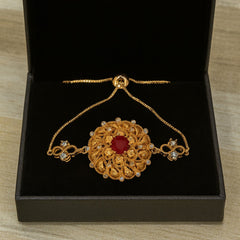Adjustable Bracelet-215 (Maroon)