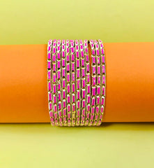 Multi Bangles-29 (Pink)