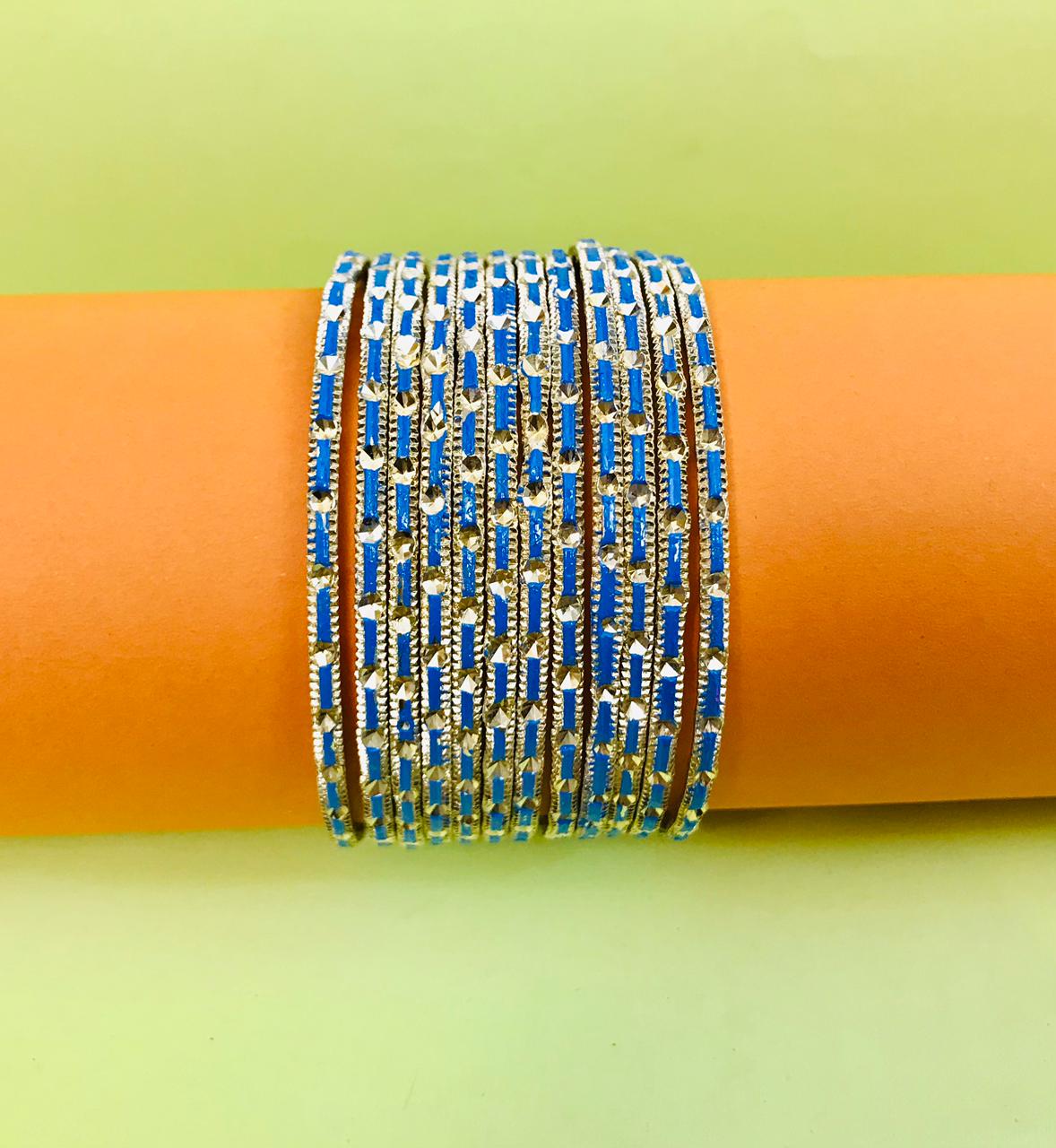 Multi Bangles-29 (Ferozi)