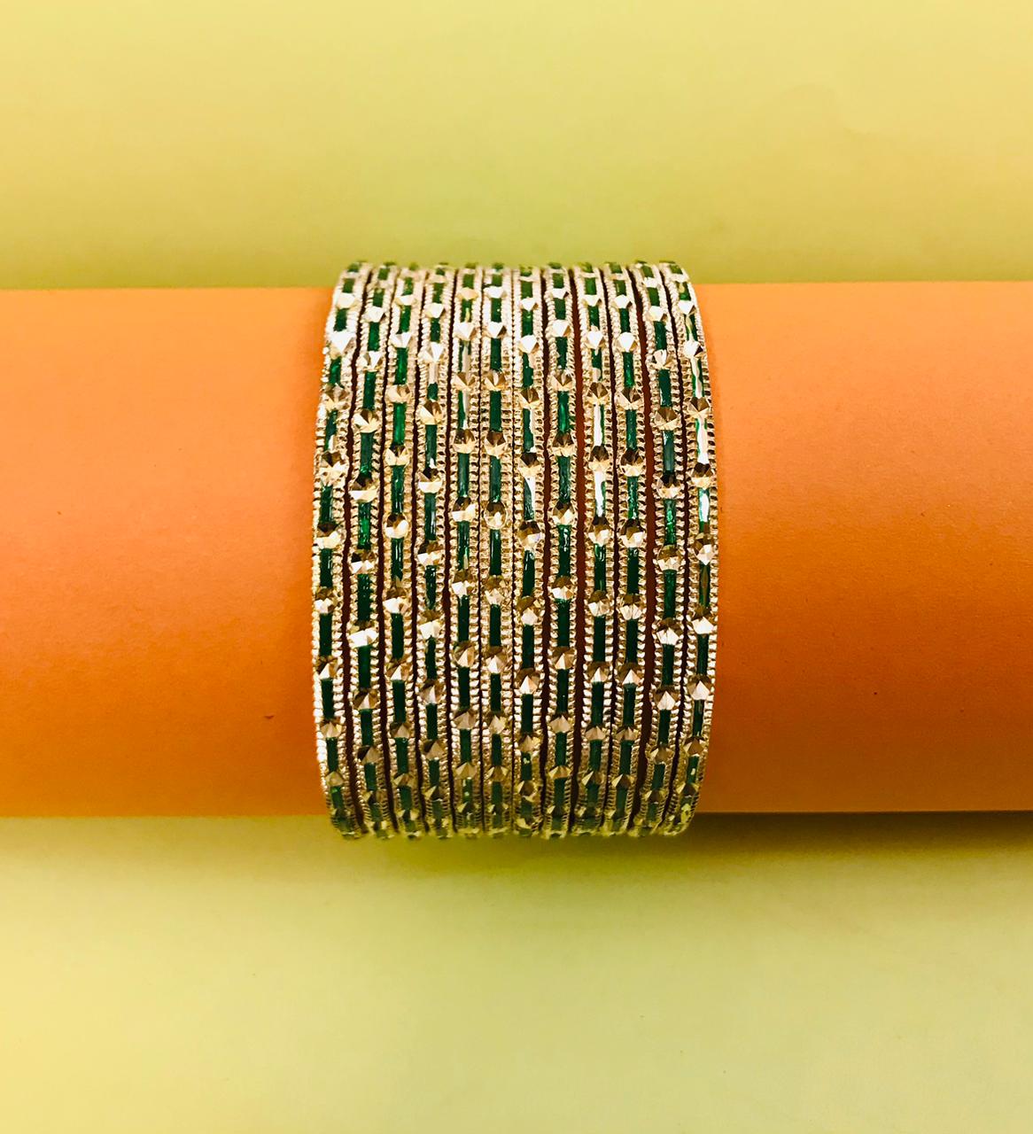 Multi Bangles-29 (Green)