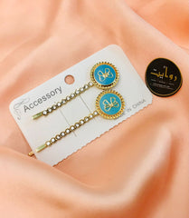 Hair Pin-170 (Pack of 2) (Ferozi)