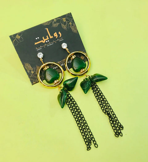 Fancy Earring-355 (Green)