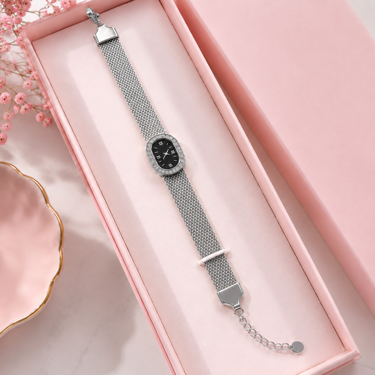 Stainless Steel Watch Bracelet-01 (Silver)