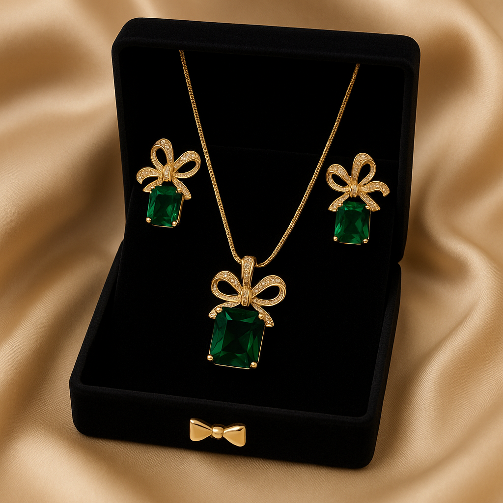 Zircon Locket Set-37 (Green)