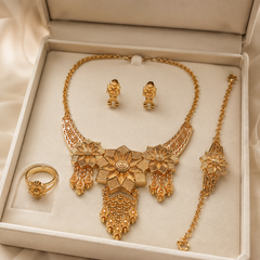 Gold Plated Madrasi Set -07 (Golden)