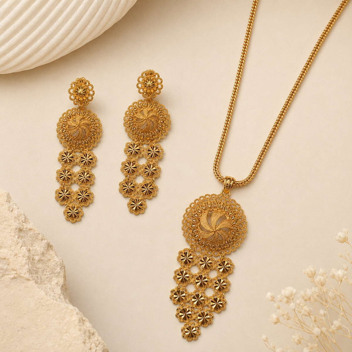 Gold Plated Madrasi Set -22