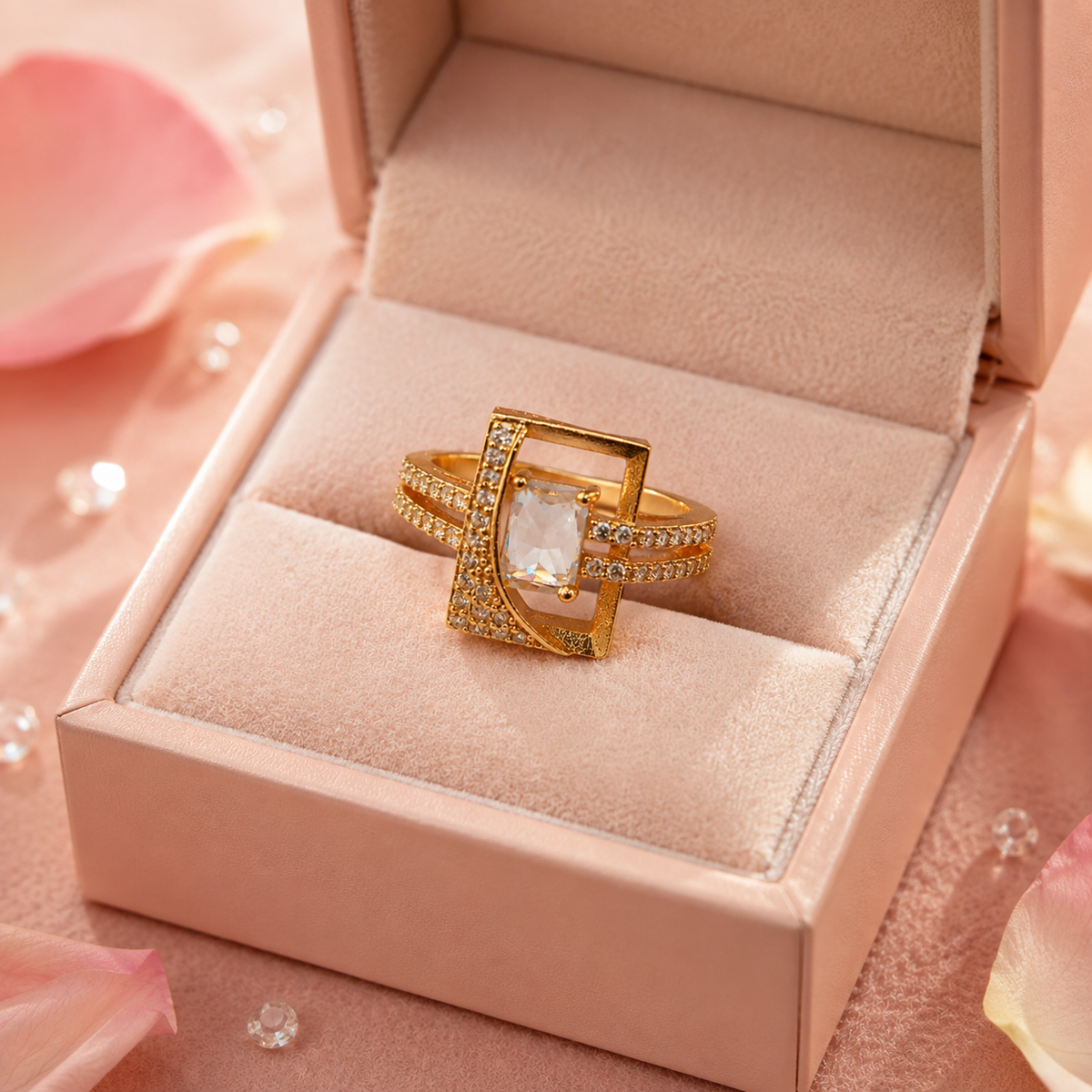 Zircon Ring-238 (White)