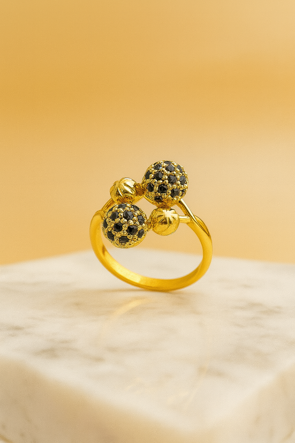 Zircon Ring-84 (Black)