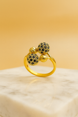 Zircon Ring-84 (Black)