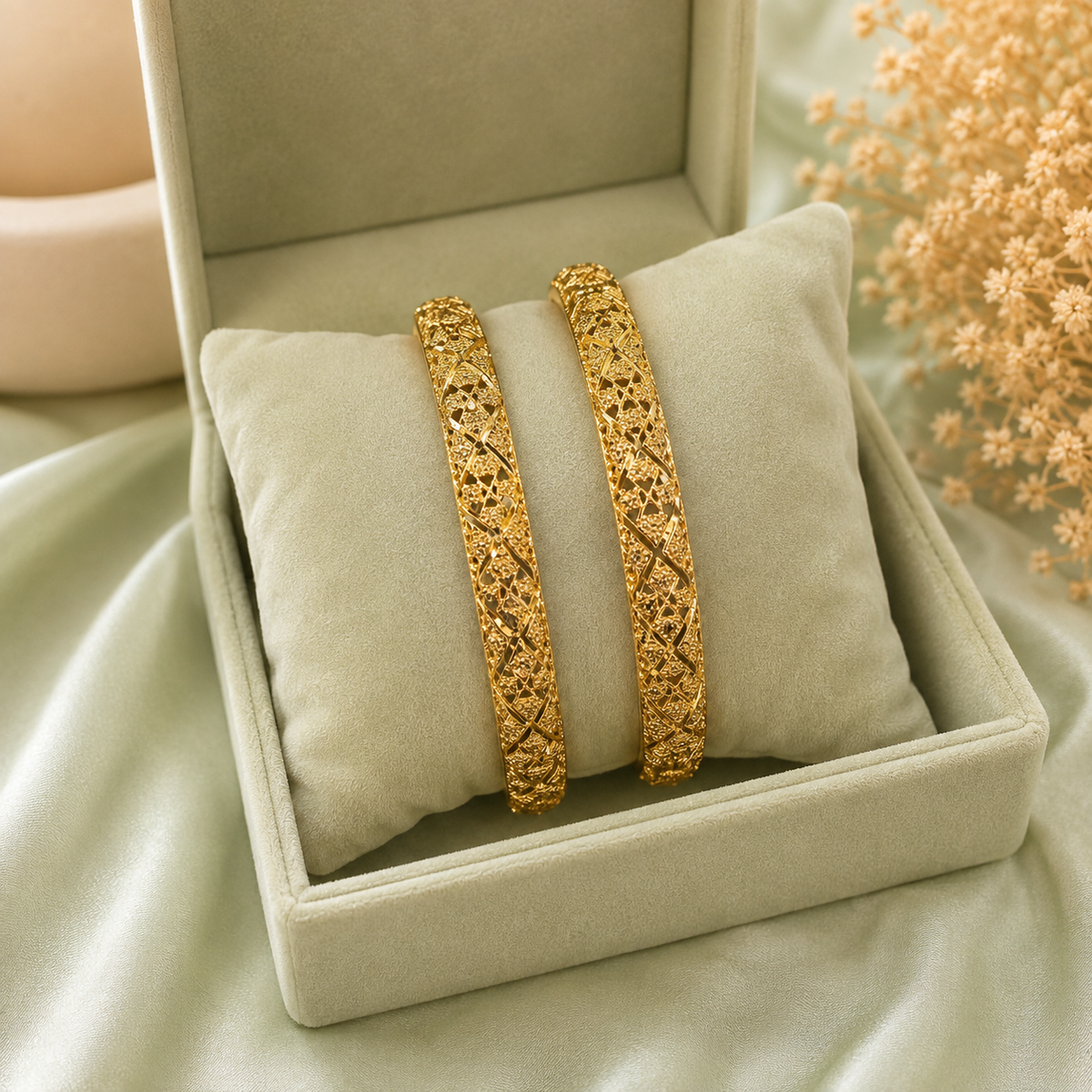 Gold Plated Openable Kara-14