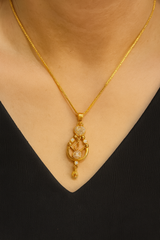 Zircon Pendant-244 (Golden)