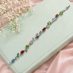 Tulip Bracelet (Silver/Multi)