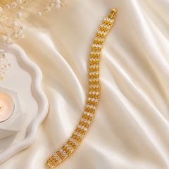 Zircon Bracelet-84 (Golden)