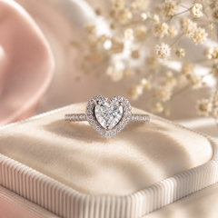 Zircon Ring-427 (Silver/White)
