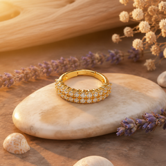 Zircon Ring-430 (Golden)