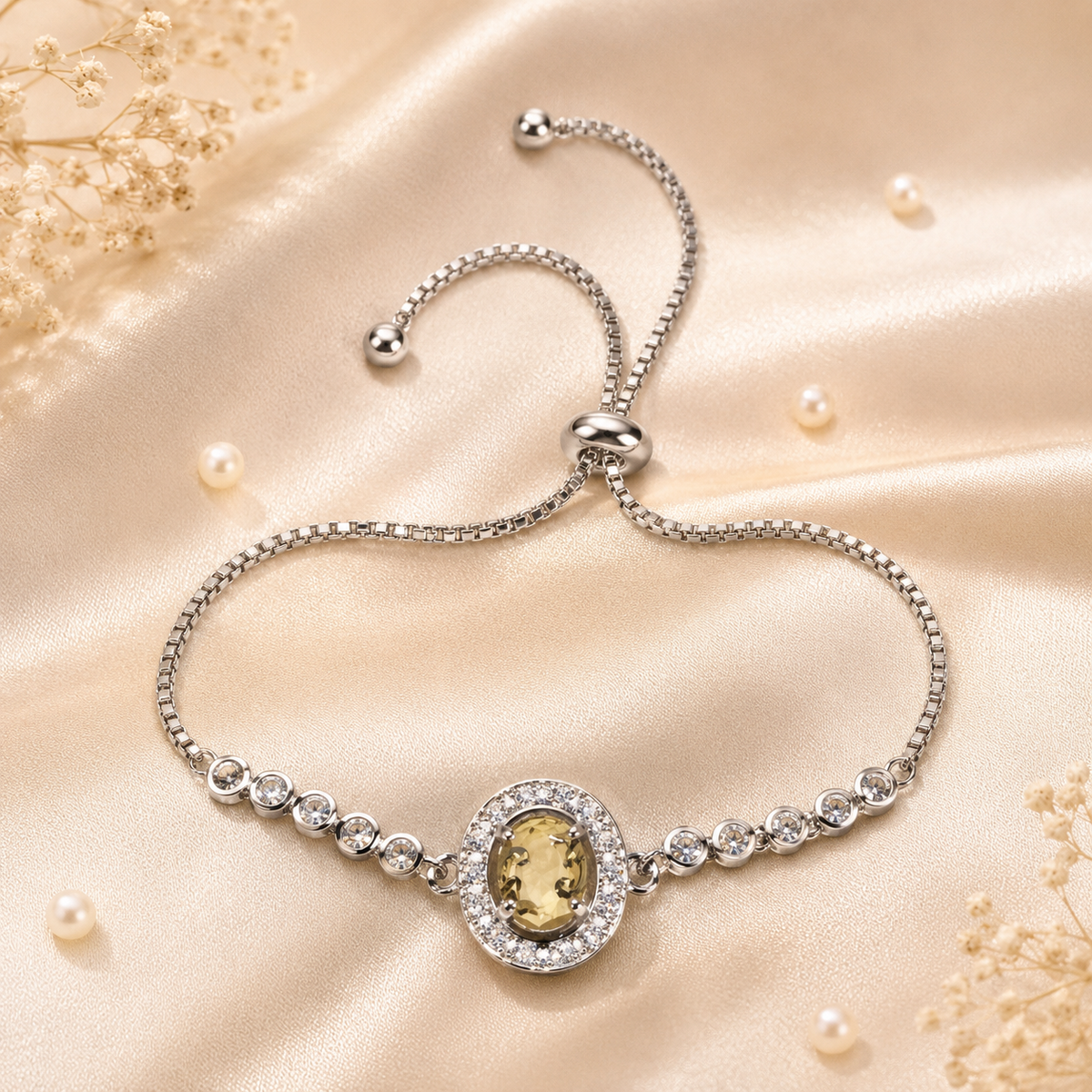 Adjustable Bracelet-283 (Silver/Golden)