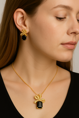 Zircon Locket Set-37 (Black)