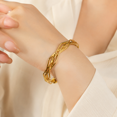 Stainless Steel Kara Bracelet-14