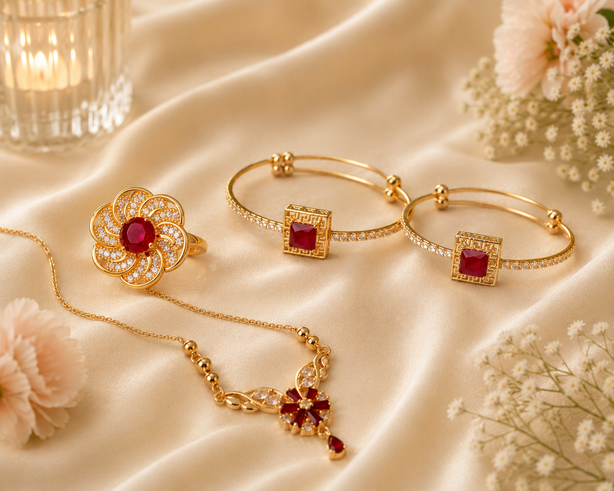Ruby Elegance Gift Set
