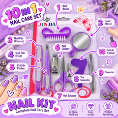 Complete Nail Care Kit-02 (Purple)