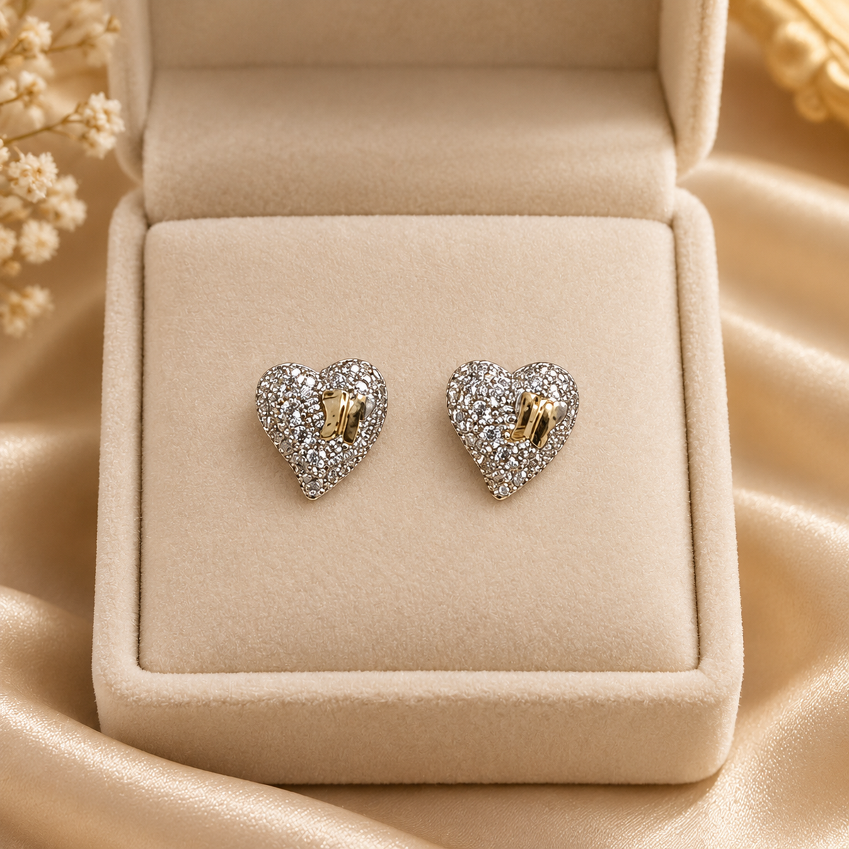 Zircon Studs-266 (Silver)