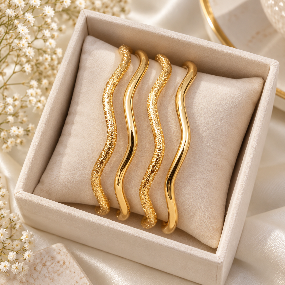 Gold Bangles-178 (Golden)