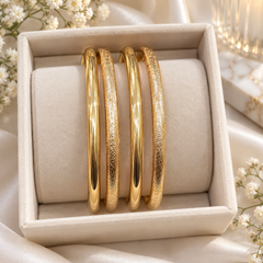 Gold Bangles-177 (Golden)