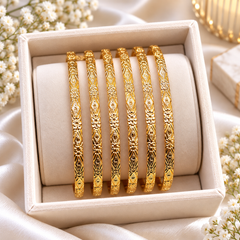 Gold Bangles-174 (Golden)