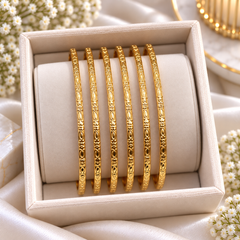 Gold Bangles-173 (Golden)