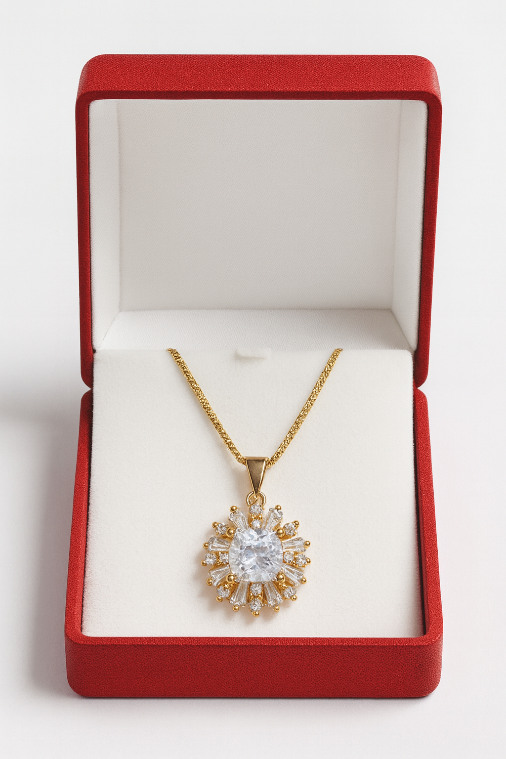 Zircon Pendant-329 (White)