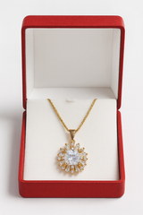 Zircon Pendant-329 (White)