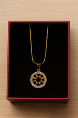 Zircon Pendant-328 (Golden)