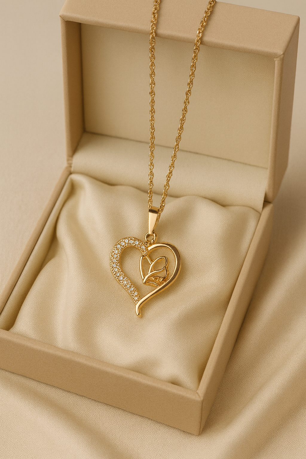 Zircon Pendant-327 (Golden)