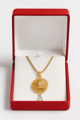 Zircon Pendant-324 (Golden)