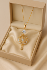 Zircon Pendant-323 (White)
