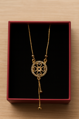 Zircon Pendant-322 (Golden)