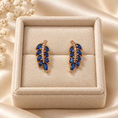 Zircon Studs-242 (Blue)