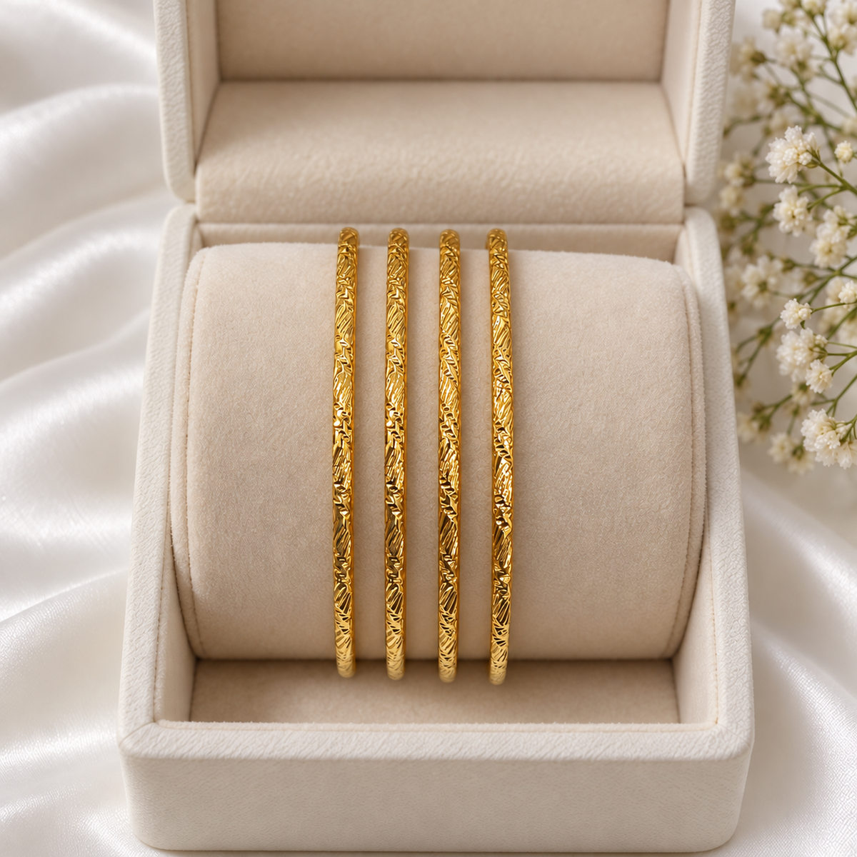 Gold Bangles-181 (Golden)
