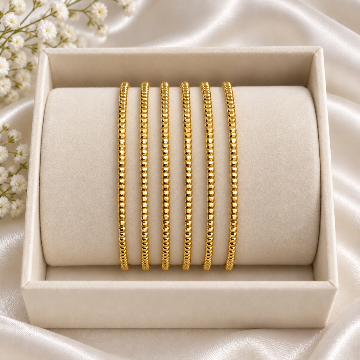 Gold Bangles-182 (Golden)