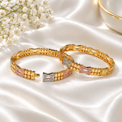 Gold Plated Openable Kara-19 (Rhodium)