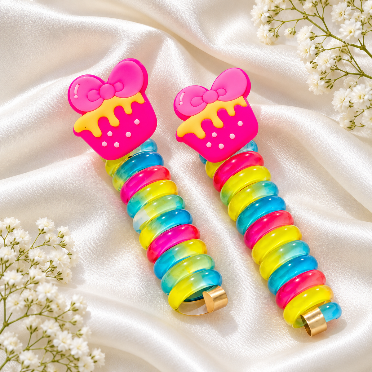 Spiral Hair Ties-08 (Pack of 2)
