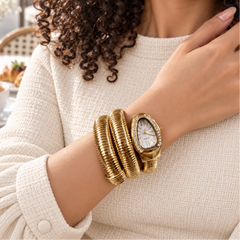 Snake Wrap Watch-03 (White)