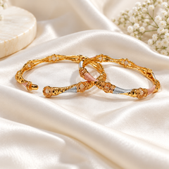 Gold Plated Openable Kara-22 (Rhodium)