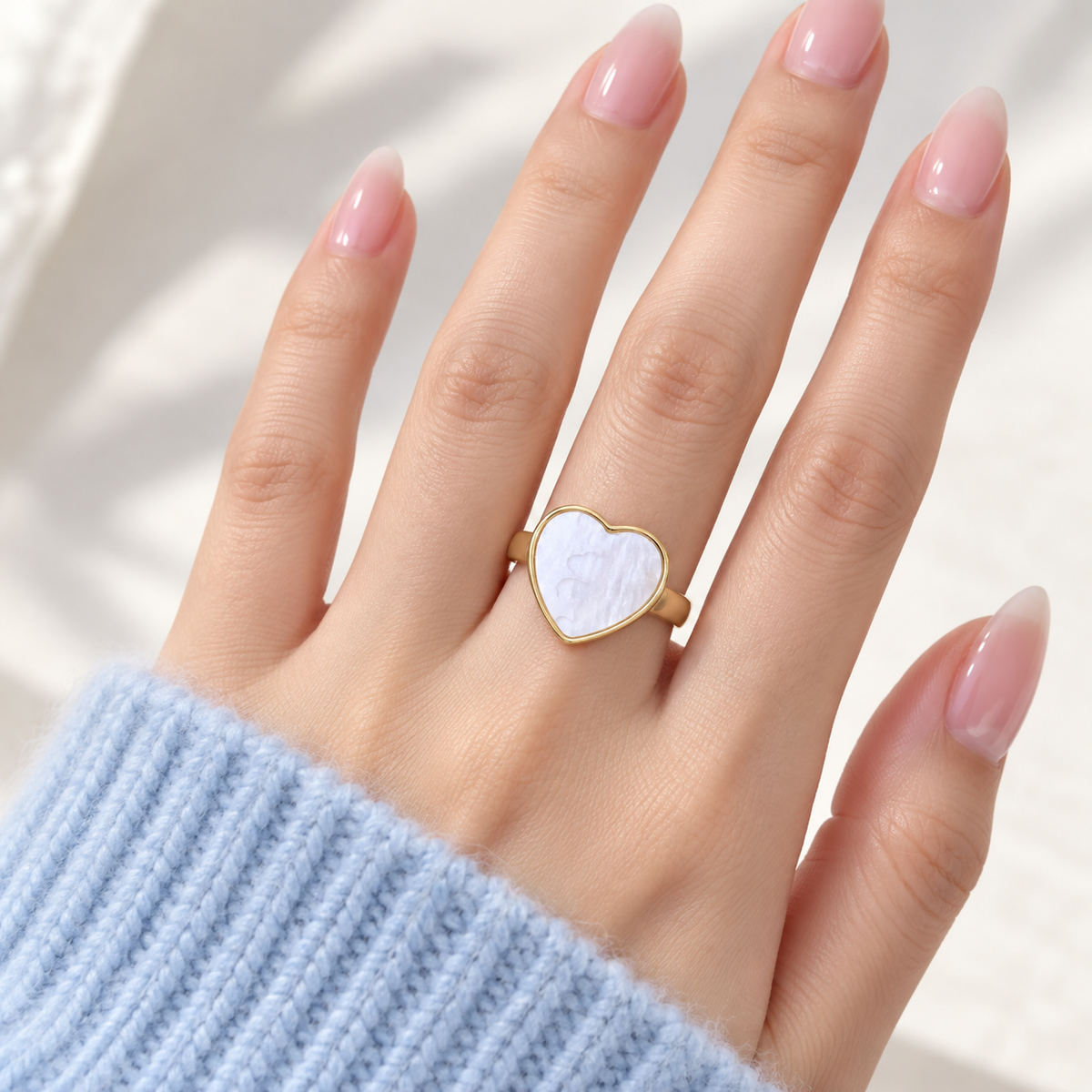 Elegant Statement Ring-06 (White)