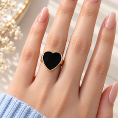 Elegant Statement Ring-06 (Black)