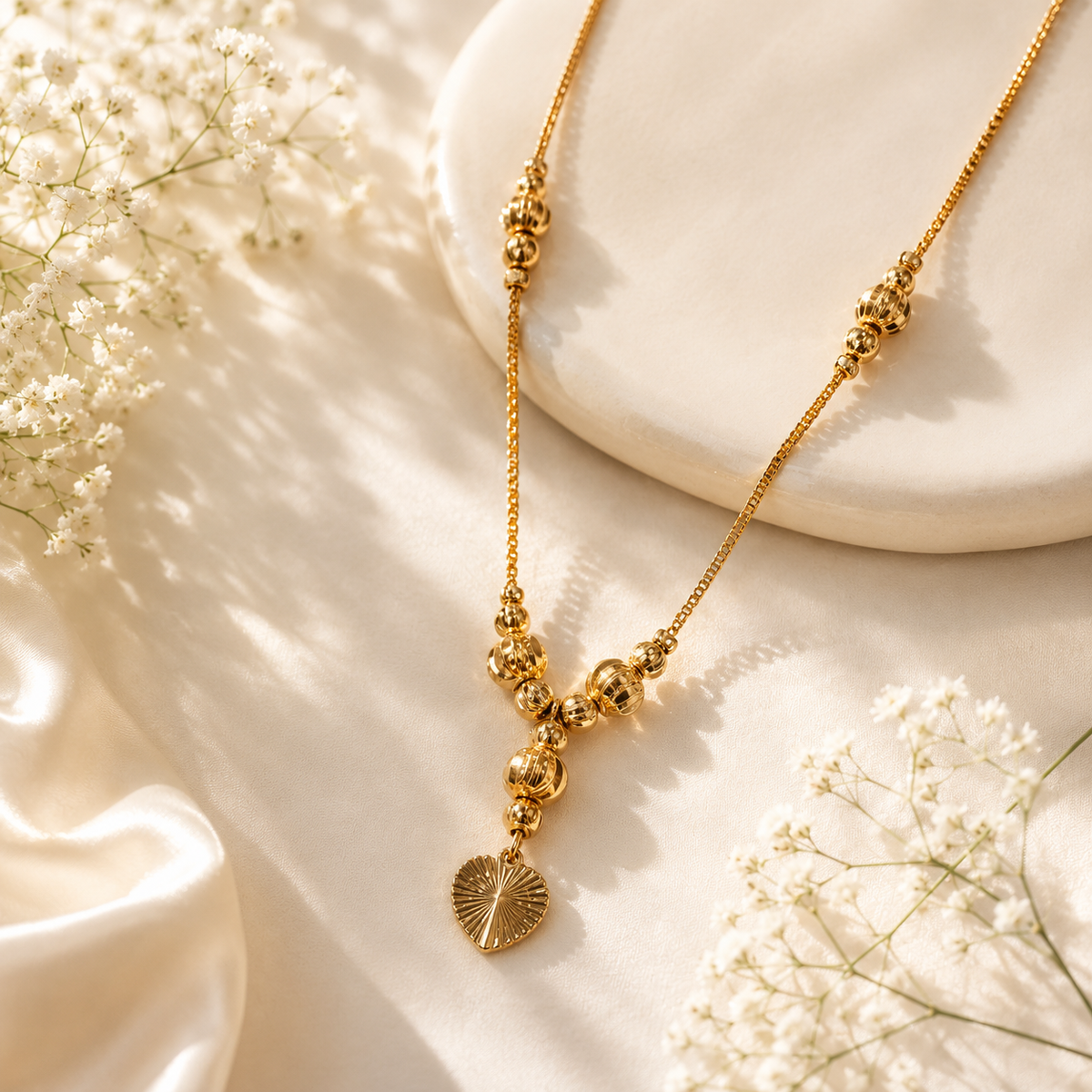 Stainless steel Gold Chain-171 (Golden)