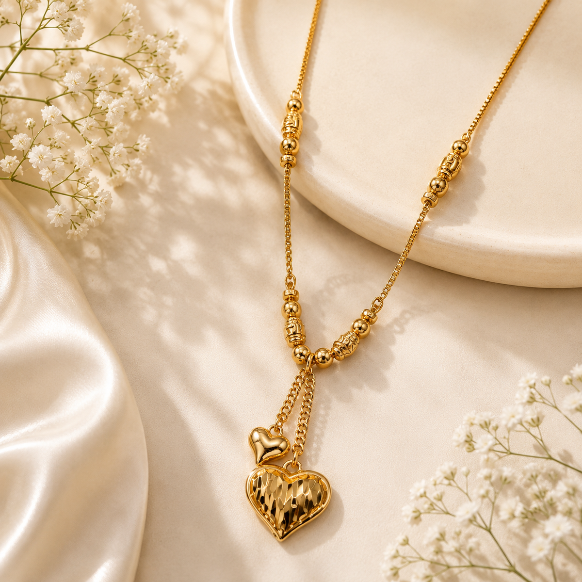 Stainless steel Gold Chain-173 (Golden)