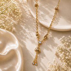 Stainless steel Gold Chain-178 (Golden)