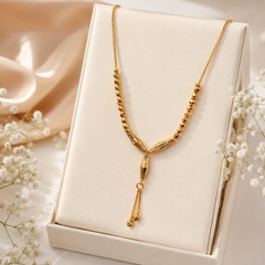 Stainless steel Gold Chain-179 (Golden)