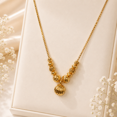Stainless steel Gold Chain-182 (Golden)
